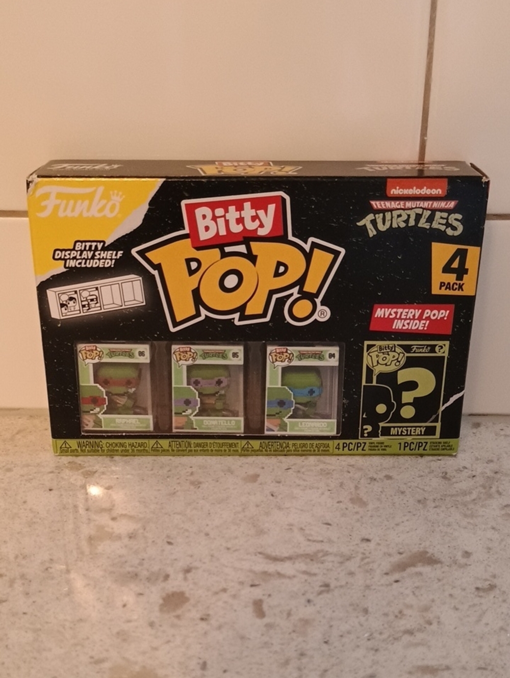 NIB Funko Bitty Pop! Teenage Mutant Ninja Turtles 4-Pack (Green)